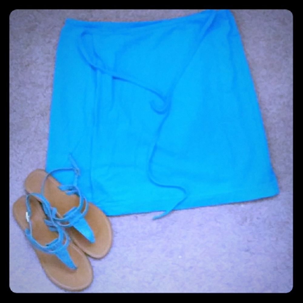 Newport News Cotton Sarong Skirt